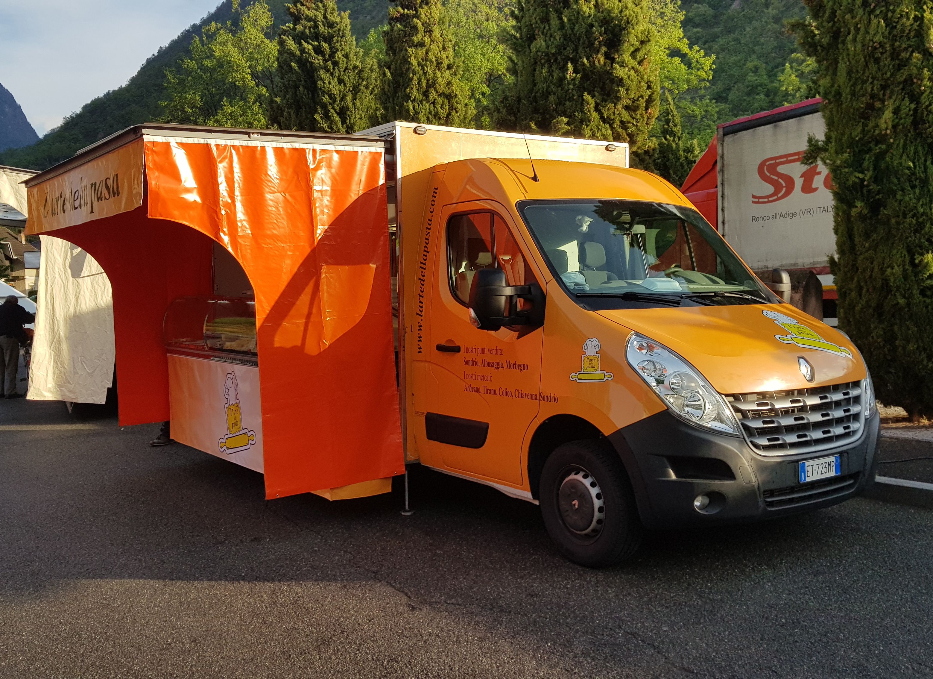 furgone mercato arte della pasta
